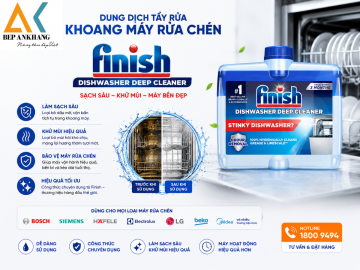 Dung dịch nước vệ sinh khoang máy rửa chén bát Finish 